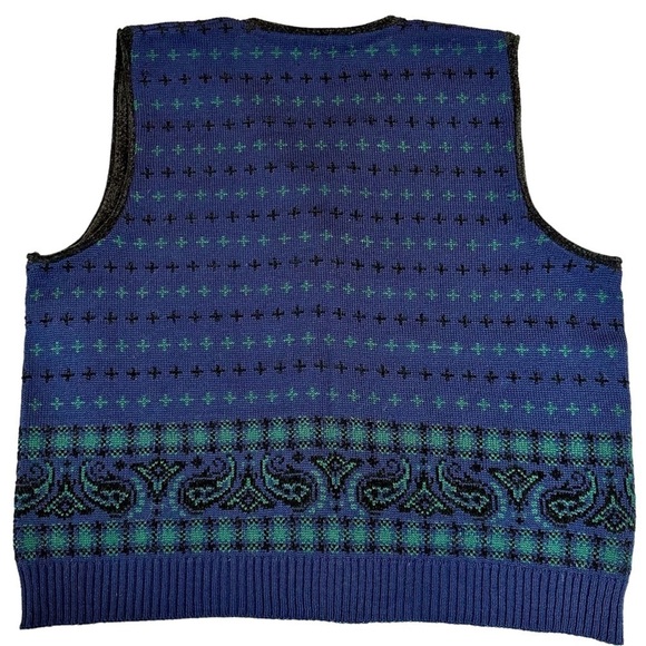 Vintage Pendleton Granny Chic Sweater Vest Womens Size 2XL - Picture 3 of 6